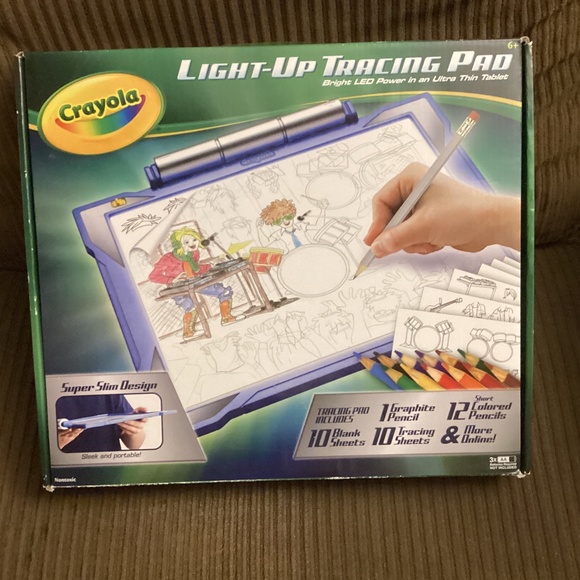 Crayola Other - CRAYOLA Brand New Light Up Tracing Pad Bright LED, Ultra Thin Tablet